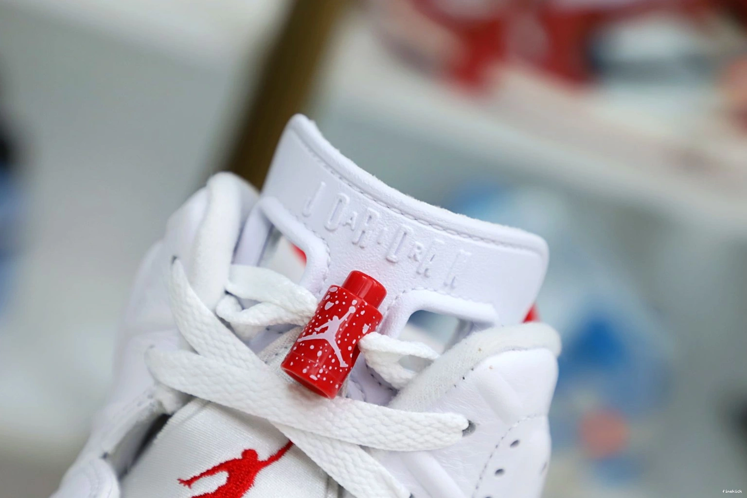 6 JORDAN RED OREO AIR 0717